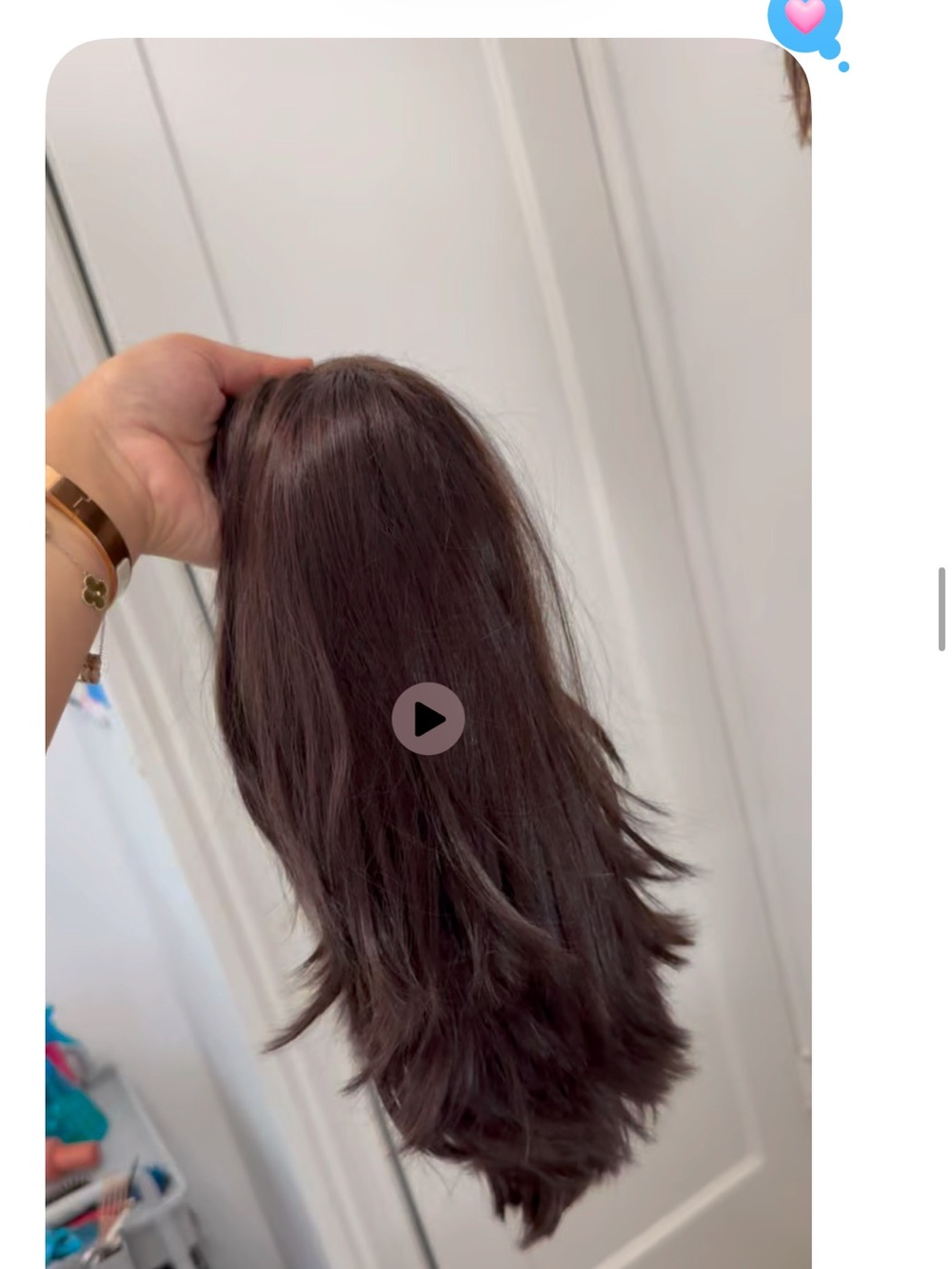 100% human hair Fall   size small